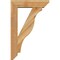Ekena Millwork Funston Slat Rough Sawn Bracket w/ Offset Brace, Western Red Cedar, 6"W x 22"D x 34"H BKT0604X22X34FST06RWR - alternate 4